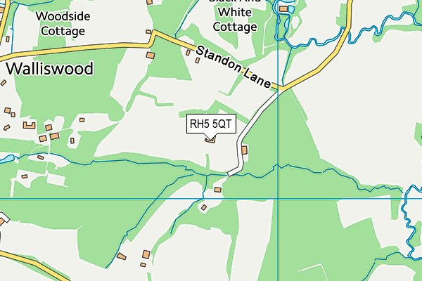 RH5 5QT map - OS VectorMap District (Ordnance Survey)