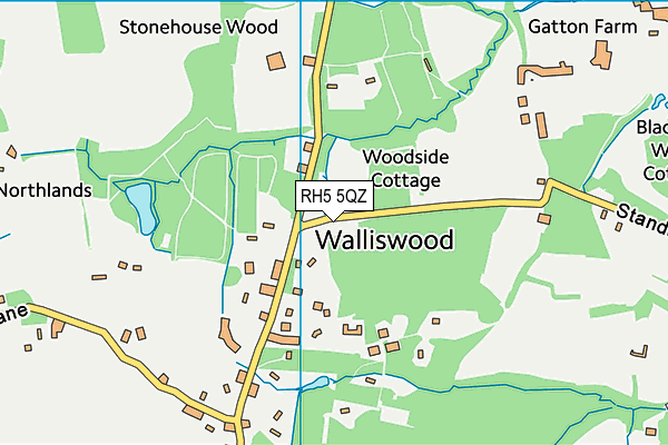 RH5 5QZ map - OS VectorMap District (Ordnance Survey)