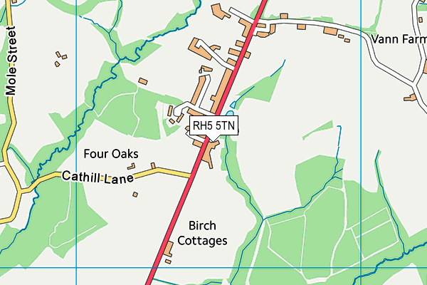 RH5 5TN map - OS VectorMap District (Ordnance Survey)