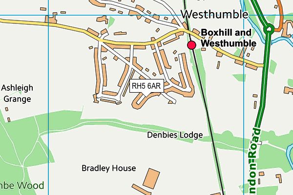 Map of WESTWILS LTD at district scale
