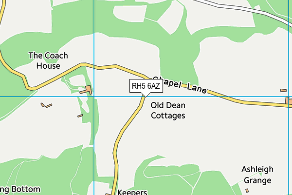RH5 6AZ map - OS VectorMap District (Ordnance Survey)