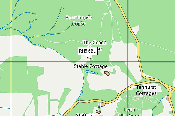 RH5 6BL map - OS VectorMap District (Ordnance Survey)