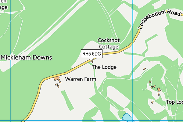 RH5 6DG map - OS VectorMap District (Ordnance Survey)