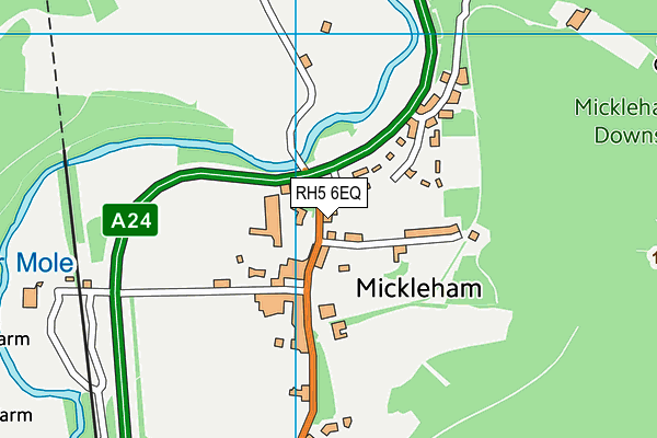 RH5 6EQ map - OS VectorMap District (Ordnance Survey)