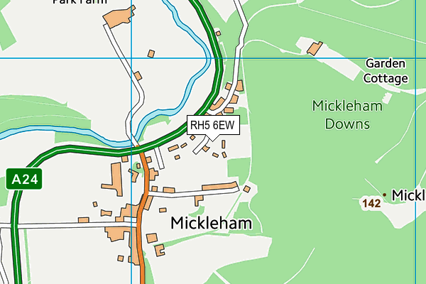 St Michael's CofE Aided Infant School map (RH5 6EW) - OS VectorMap District (Ordnance Survey)