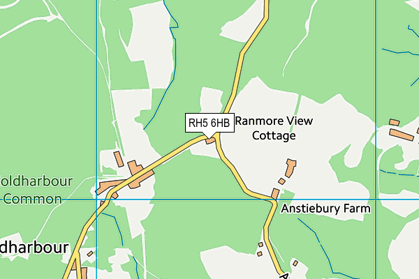 RH5 6HB map - OS VectorMap District (Ordnance Survey)