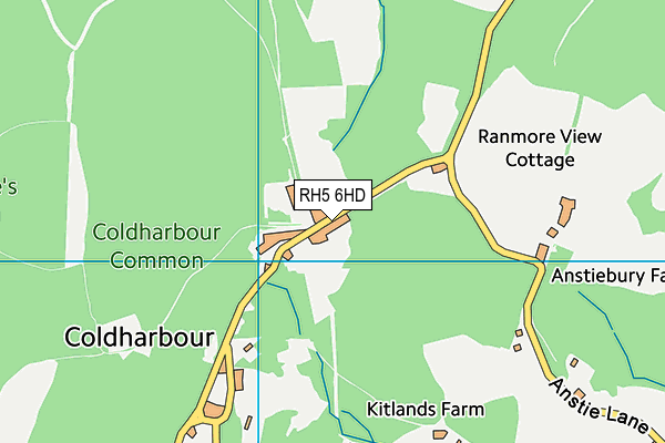 RH5 6HD map - OS VectorMap District (Ordnance Survey)