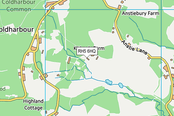 RH5 6HQ map - OS VectorMap District (Ordnance Survey)