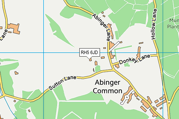 RH5 6JD map - OS VectorMap District (Ordnance Survey)