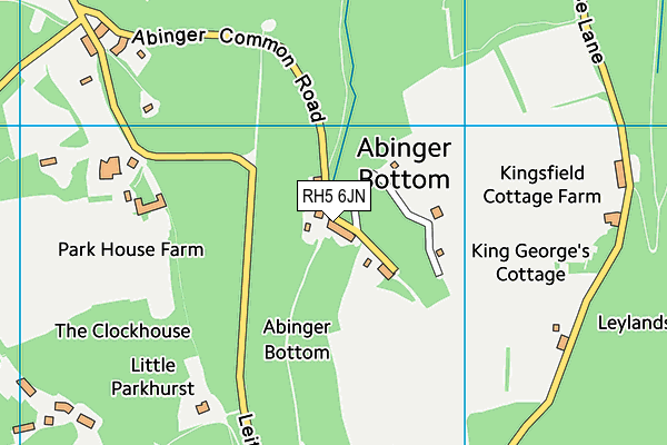 RH5 6JN map - OS VectorMap District (Ordnance Survey)