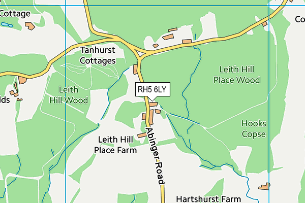 RH5 6LY map - OS VectorMap District (Ordnance Survey)