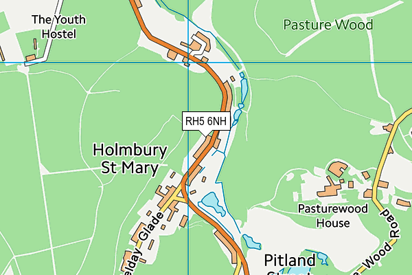RH5 6NH map - OS VectorMap District (Ordnance Survey)