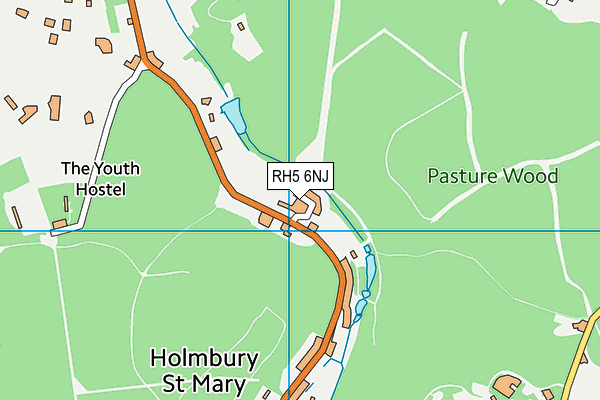 RH5 6NJ map - OS VectorMap District (Ordnance Survey)
