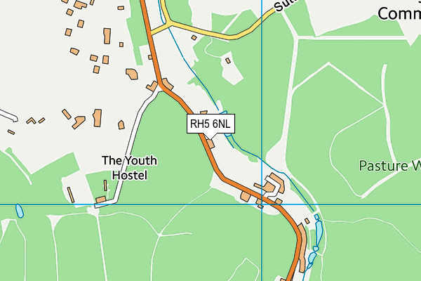 RH5 6NL map - OS VectorMap District (Ordnance Survey)