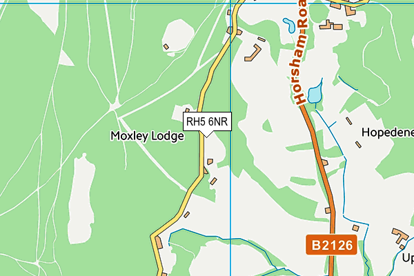 RH5 6NR map - OS VectorMap District (Ordnance Survey)