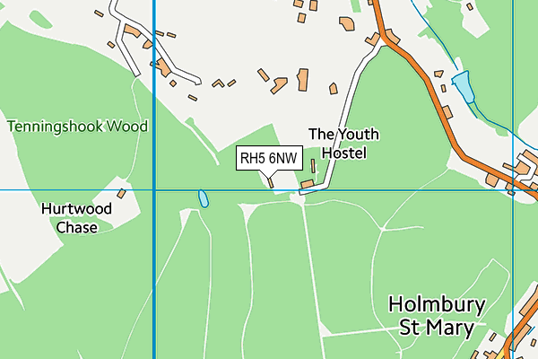 RH5 6NW map - OS VectorMap District (Ordnance Survey)