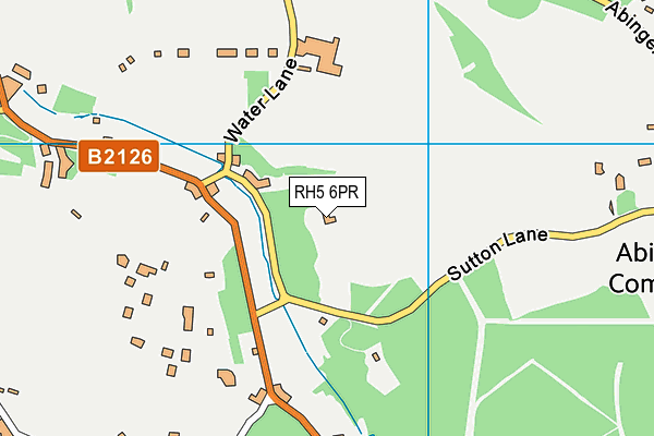 RH5 6PR map - OS VectorMap District (Ordnance Survey)
