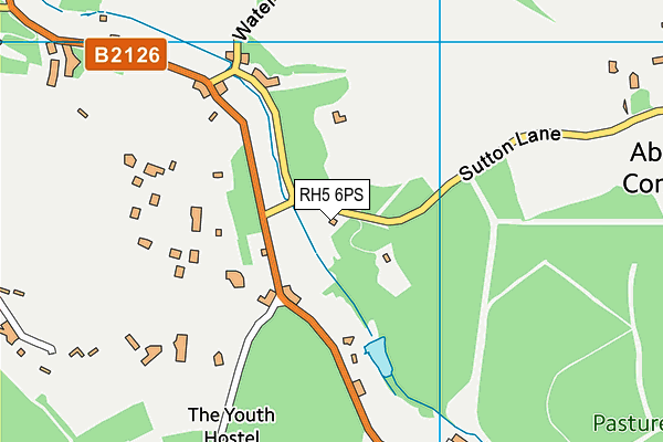 RH5 6PS map - OS VectorMap District (Ordnance Survey)