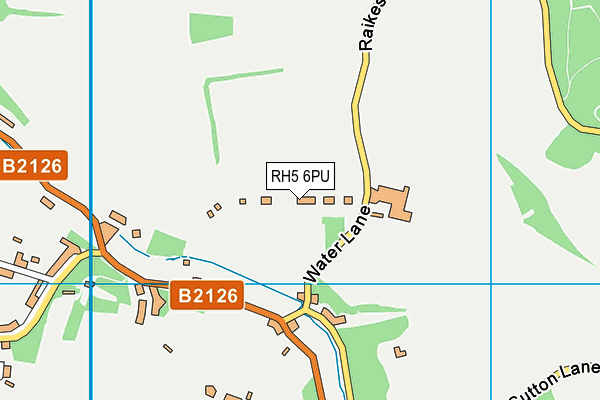 RH5 6PU map - OS VectorMap District (Ordnance Survey)