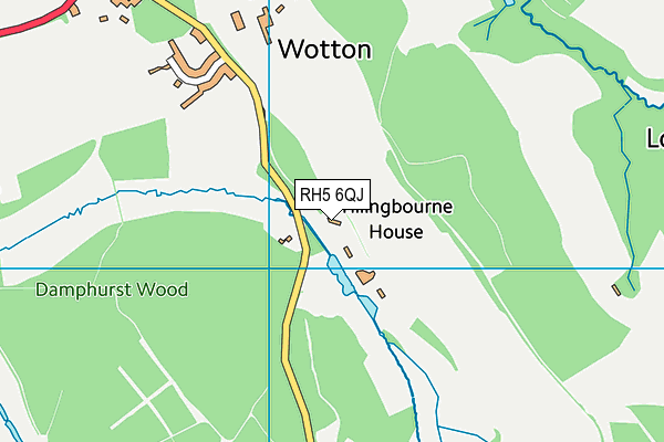 RH5 6QJ map - OS VectorMap District (Ordnance Survey)