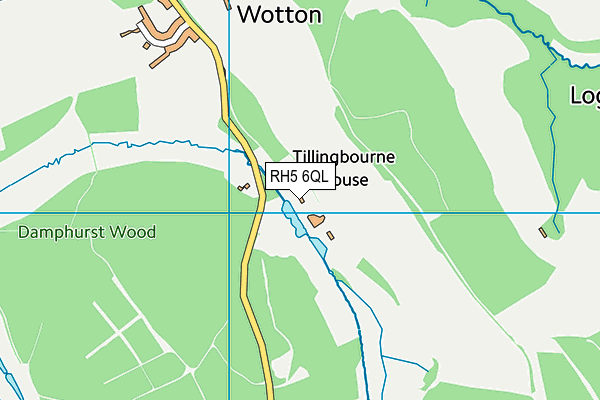 RH5 6QL map - OS VectorMap District (Ordnance Survey)