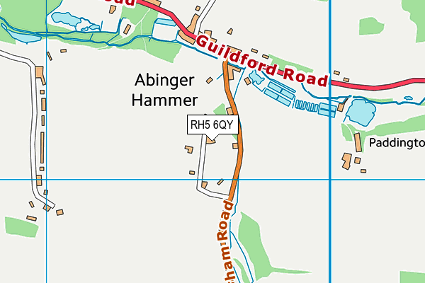 RH5 6QY map - OS VectorMap District (Ordnance Survey)