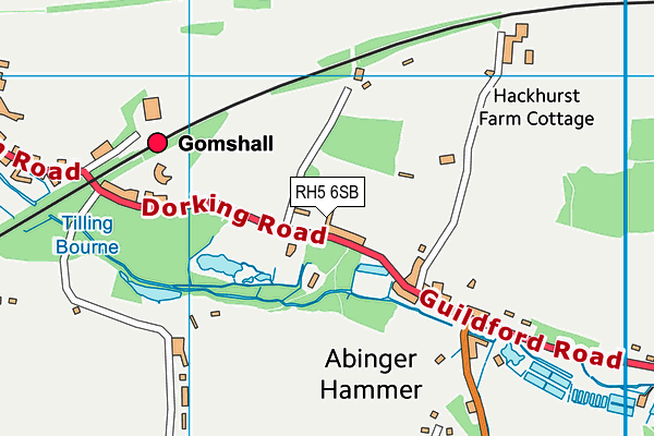 RH5 6SB map - OS VectorMap District (Ordnance Survey)