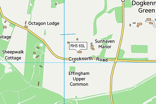 RH5 6SL map - OS VectorMap District (Ordnance Survey)