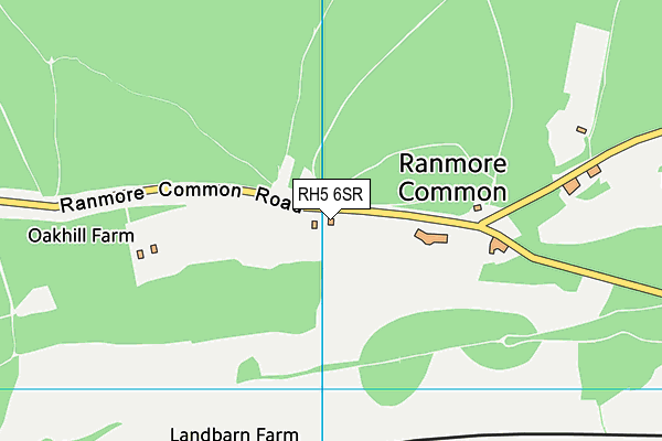 RH5 6SR map - OS VectorMap District (Ordnance Survey)