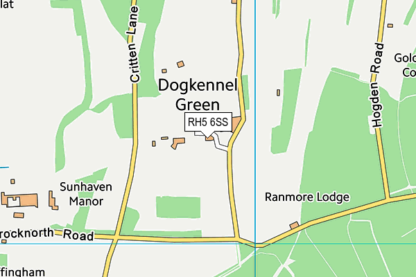 RH5 6SS map - OS VectorMap District (Ordnance Survey)