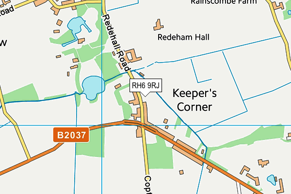 Map of COINFORD CENTRAL LTD at district scale