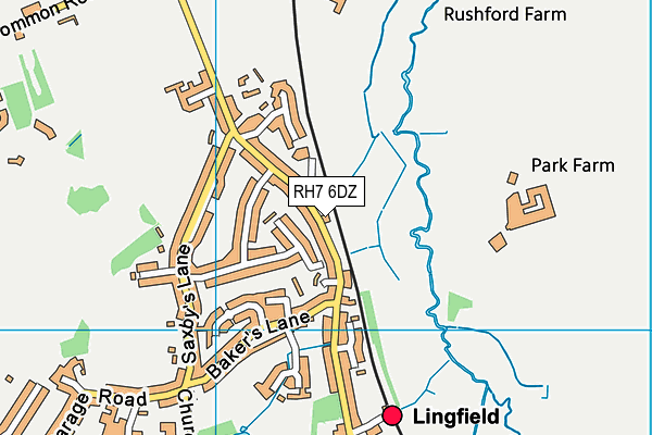 Map of THRONE HEATING LTD at district scale