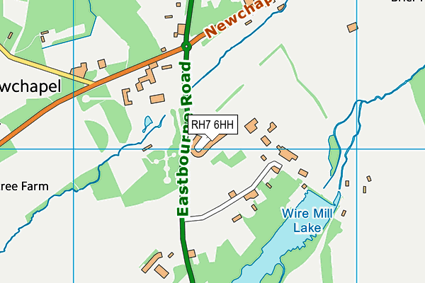 RH7 6HH map - OS VectorMap District (Ordnance Survey)