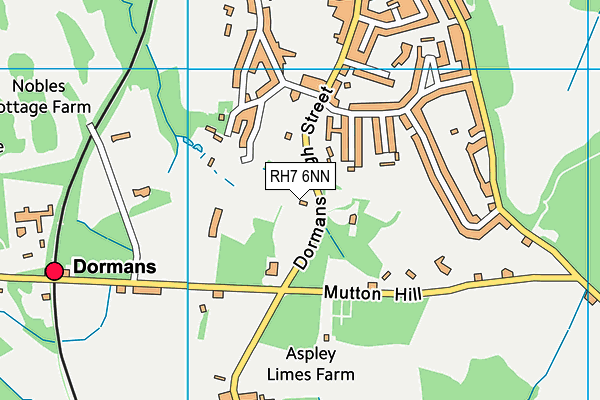 RH7 6NN map - OS VectorMap District (Ordnance Survey)