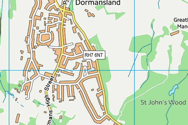 RH7 6NT map - OS VectorMap District (Ordnance Survey)