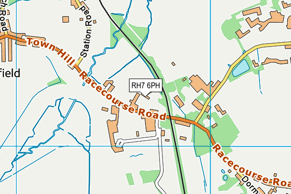 RH7 6PH map - OS VectorMap District (Ordnance Survey)