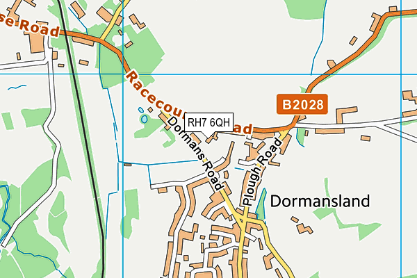 RH7 6QH map - OS VectorMap District (Ordnance Survey)