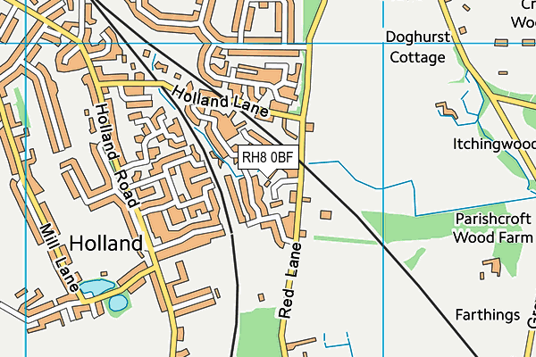 Map of THE VELO BARN (WESTERHAM) LTD at district scale