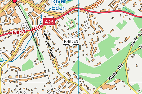 RH8 0EN map - OS VectorMap District (Ordnance Survey)