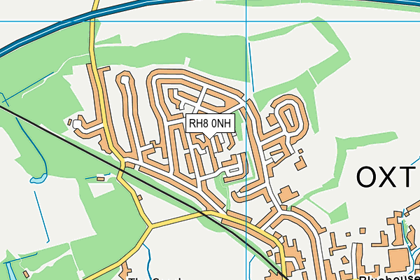 RH8 0NH map - OS VectorMap District (Ordnance Survey)
