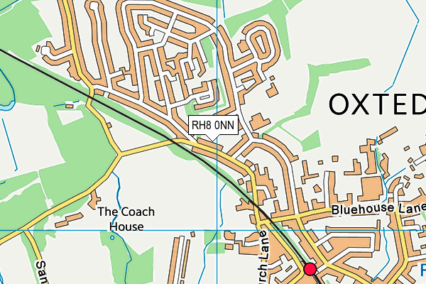 RH8 0NN map - OS VectorMap District (Ordnance Survey)