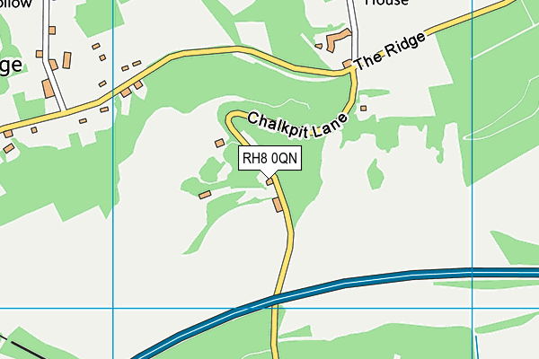 RH8 0QN map - OS VectorMap District (Ordnance Survey)