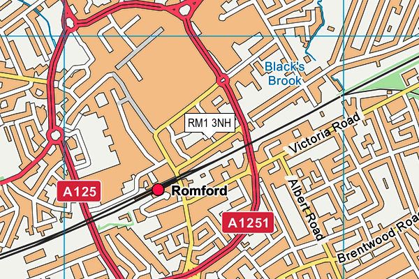 Map of MILTON ACCOUNTANTS LTD at district scale