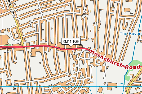 Map of HAVERING SCHOOL WEAR LONDON LTD at district scale