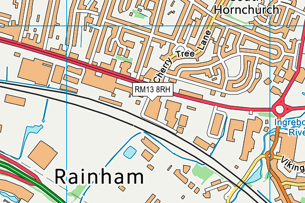 Map of F.J. CHURCH & SONS LIMITED at district scale