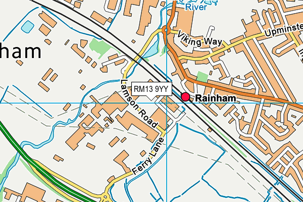 Map of FHB (RAINHAM) LIMITED at district scale