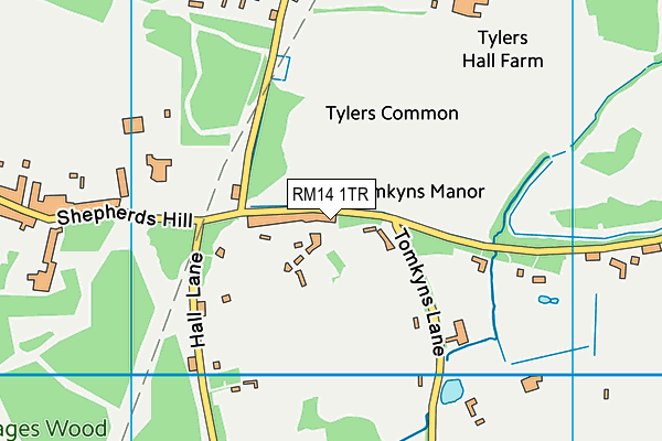 Map of BATTH INVESTMENT ESSEX LTD at district scale