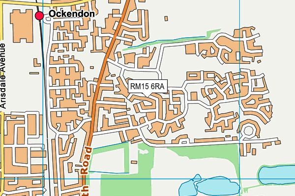 Map of OCKENDEN GROVE LTD at district scale