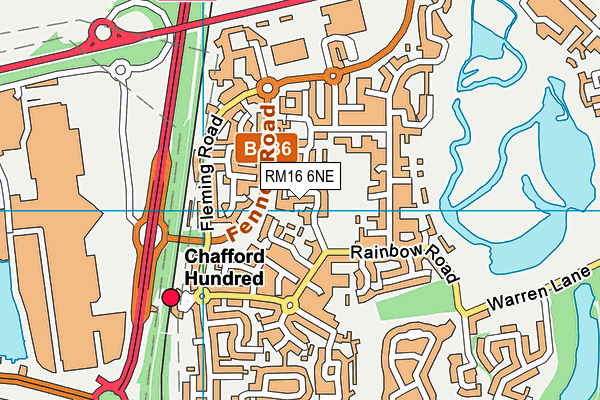 Map of CHAFFORD CONSULTING LTD at district scale