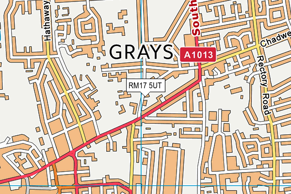 Quarry Hill Academy map (RM17 5UT) - OS VectorMap District (Ordnance Survey)